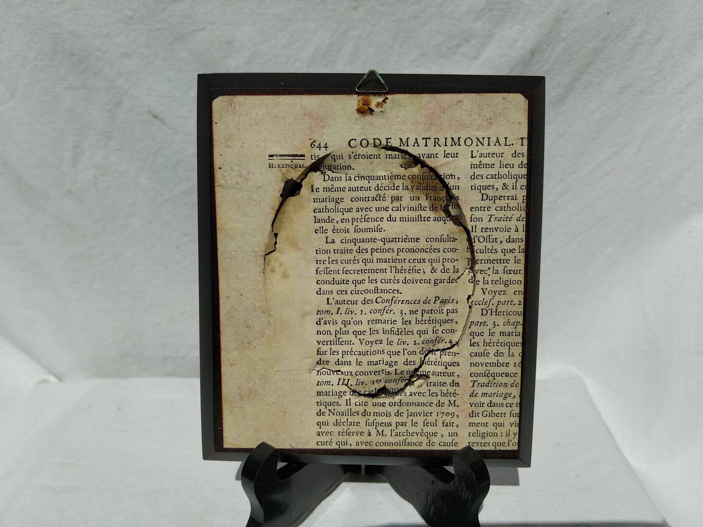 Peinture à l'huile miniatures HIL - Portrait élégant d'une femme du milieu du 20ème siècle