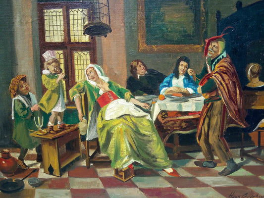 Peinture Hans CRUYCKEN huile sur toile - Œuvre authentique de l'école flamande