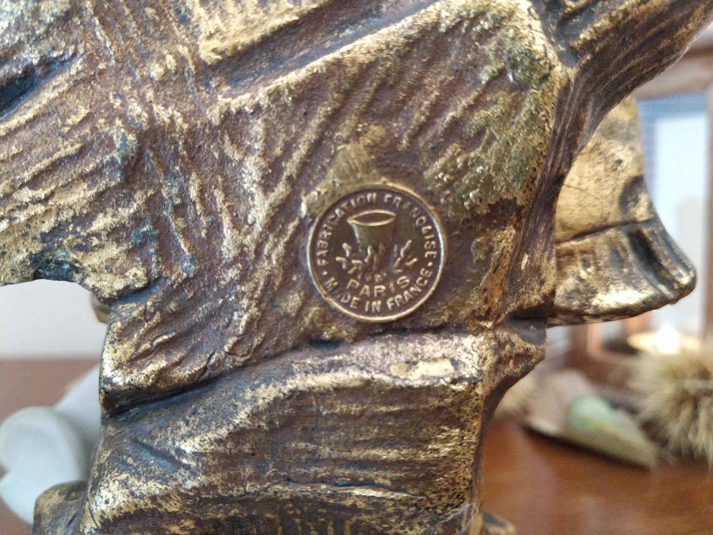 Paire de statues Art Nouveau MEDNOT - Édition limitée pour collectionneurs avec cachet du fabricant - Statue Art Nouveau MEDNOT