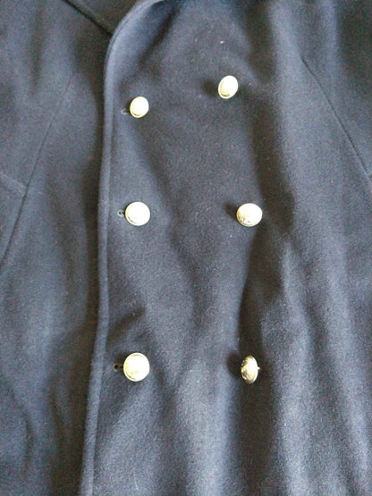 Manteau Police Française années 60 en pure laine vierge - Élégance et Authenticité