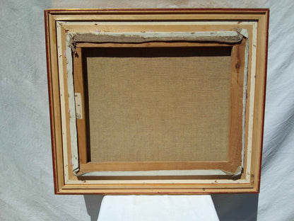 Peinture signée GUILLEMINOT fleurs - Huile sur toile, bouquet lumineux et coloré