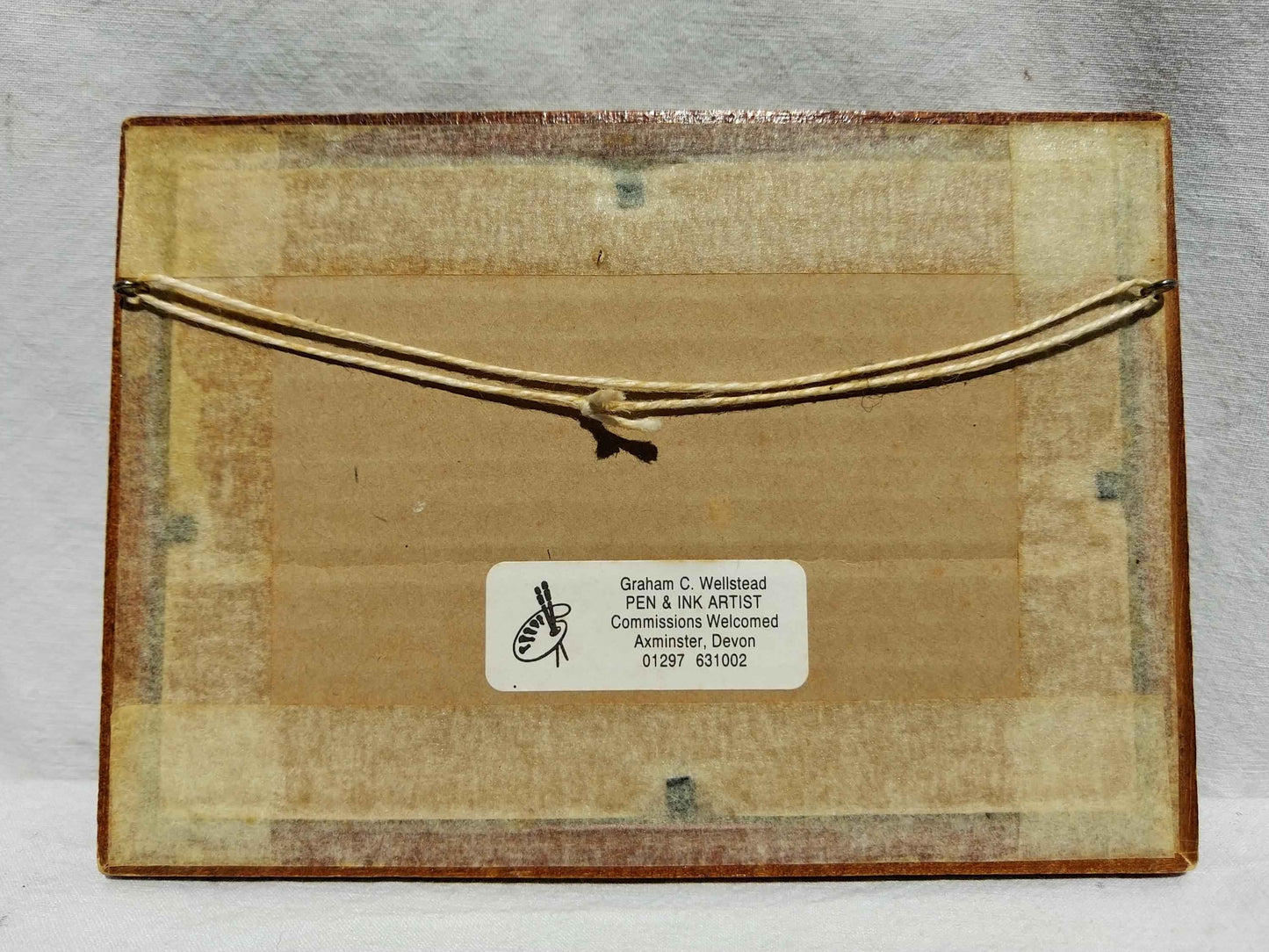 Aquarelle West Bag Harbor dans le Maine (USA), œuvre signée sur papier