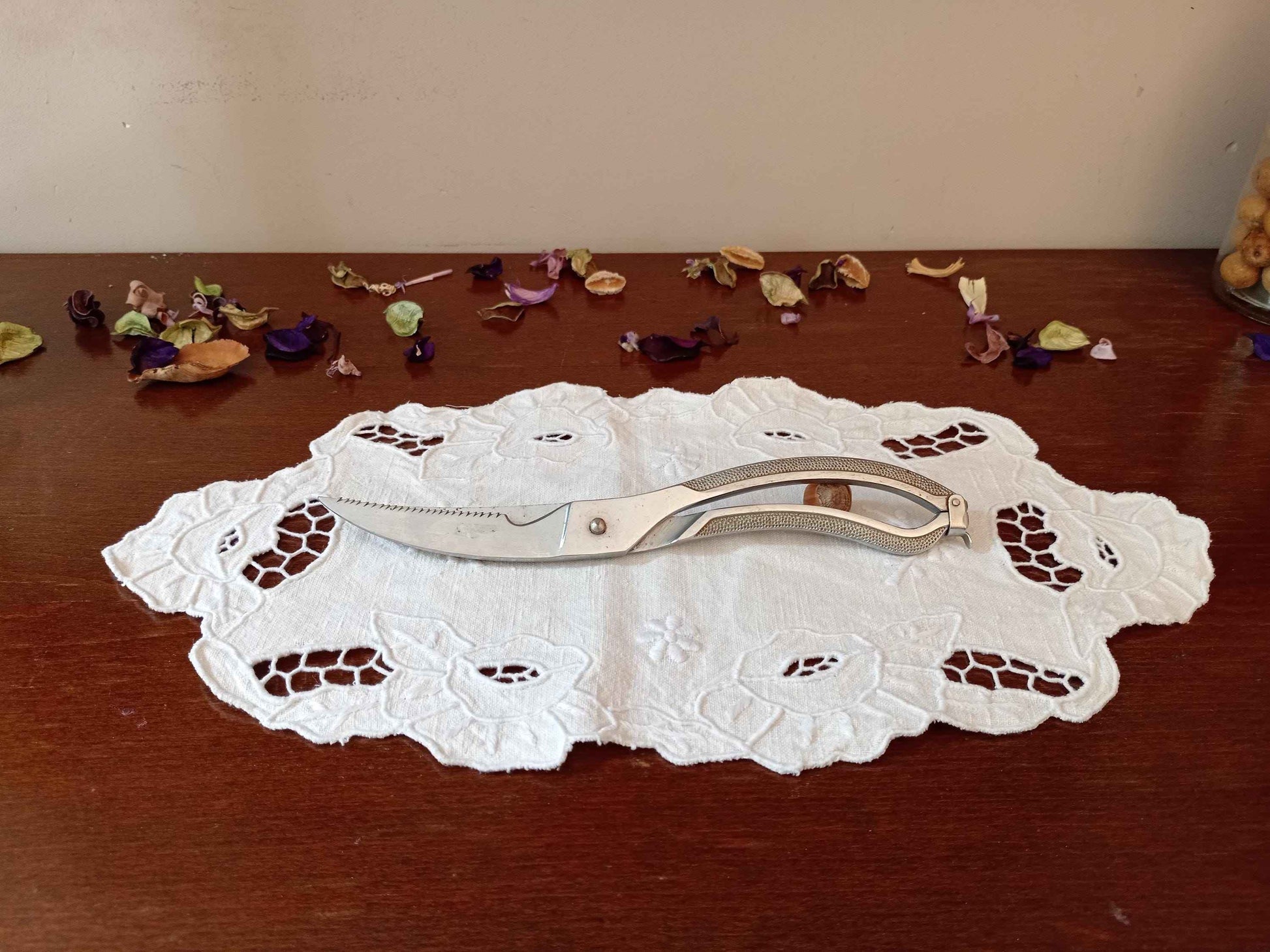 Ciseau ancien volaille années 60 – Ustensile de cuisine vintage authentique