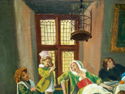 Peinture Hans CRUYCKEN huile sur toile - Œuvre authentique de l'école flamande