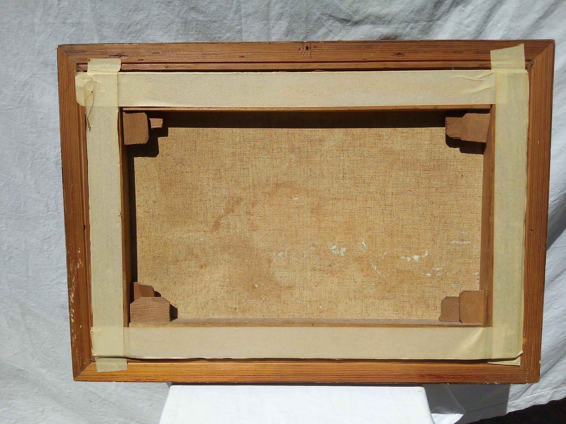 Peinture à l'huile régate marine J.HOBOOET - Œuvre hollandaise encadrée du milieu 20ème siècle