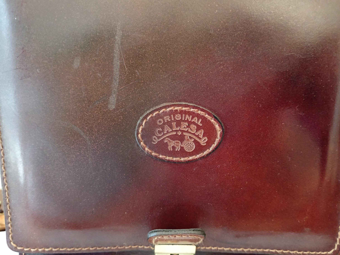 Sacoche cuir homme vintage Calesa, sac à bandoulière en cuir authentique