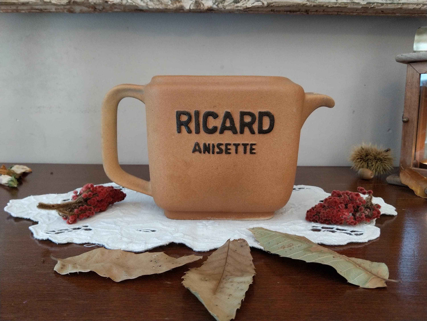 Pichet publicitaire pastis RICARD années 70 - Vintage rétro pour collectionneurs