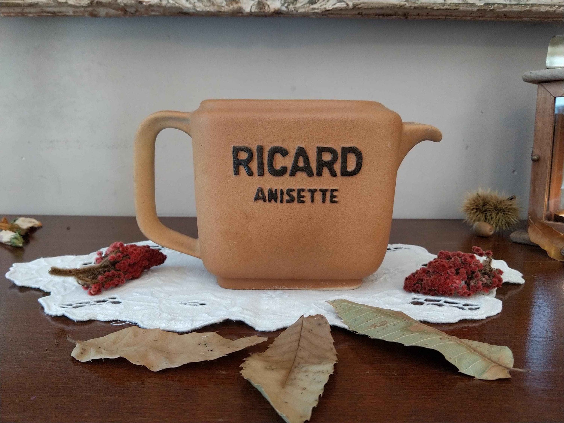 Pichet publicitaire pastis RICARD années 70 - Vintage rétro pour collectionneurs