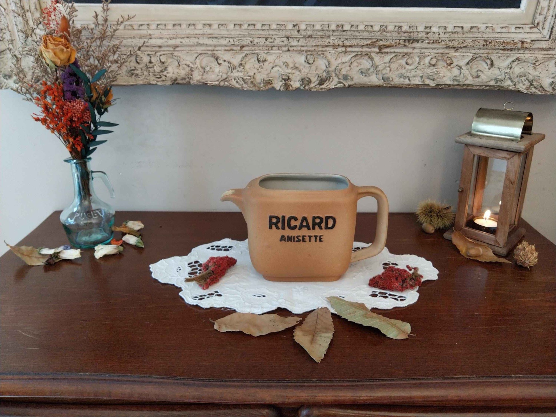 Pichet publicitaire pastis RICARD années 70 - Vintage rétro pour collectionneurs