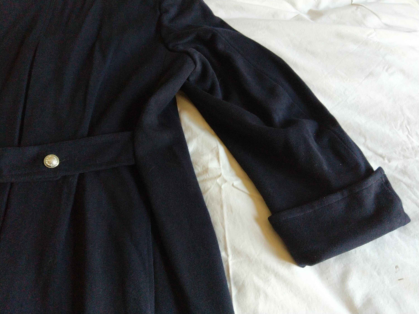 Manteau Police Française années 60 en pure laine vierge - Élégance et Authenticité
