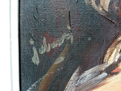 Peinture à l'huile Jean-Gabriel Domergue sur toile signée, années 1960