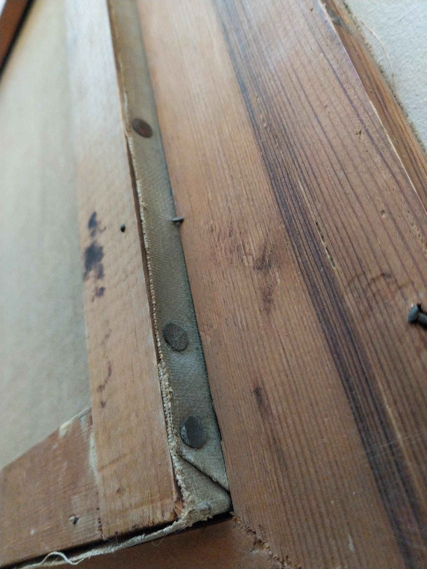 Peinture à l'huile signée AGDE La Balade au Port, unique, 1954