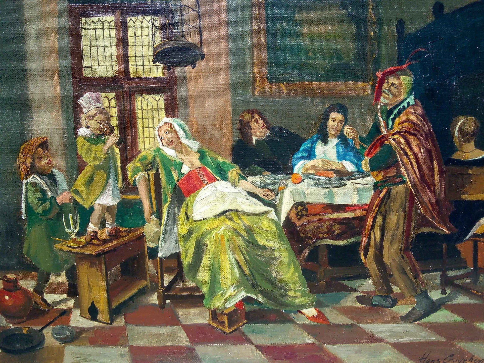 Peinture Hans CRUYCKEN huile sur toile - Œuvre authentique de l'école flamande