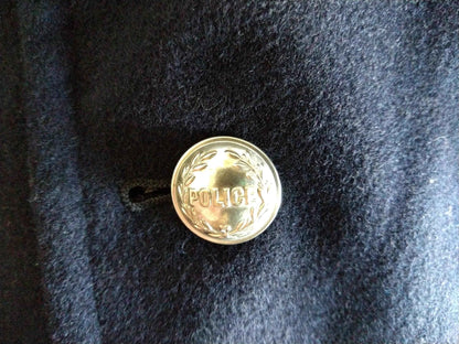 Manteau Police Française années 60 en pure laine vierge - Élégance et Authenticité