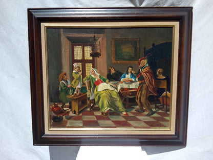 Peinture Hans CRUYCKEN huile sur toile - Œuvre authentique de l'école flamande