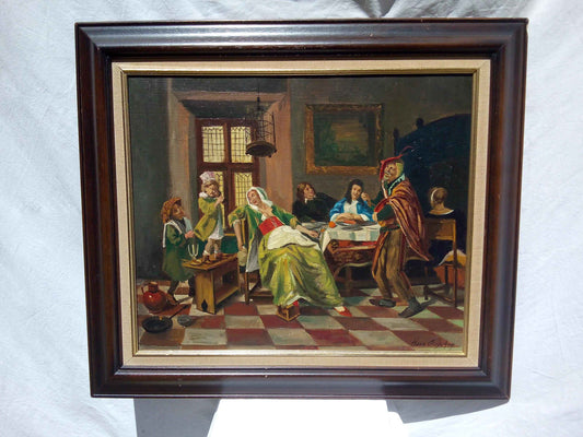 Peinture Hans CRUYCKEN huile sur toile - Œuvre authentique de l'école flamande