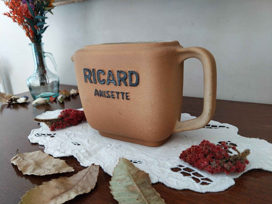 Pichet publicitaire pastis RICARD années 70 - Vintage rétro pour collectionneurs